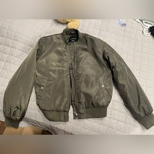Army Green Bomber Jacket